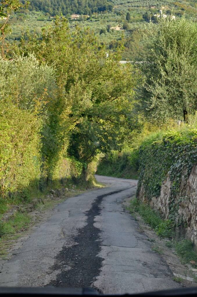 lane in florence, italy