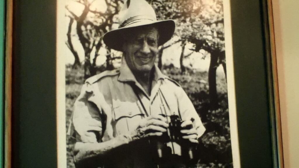 photo of captain h.b. potter at hilltop camp, hluhluwe-imfolozi, south africa