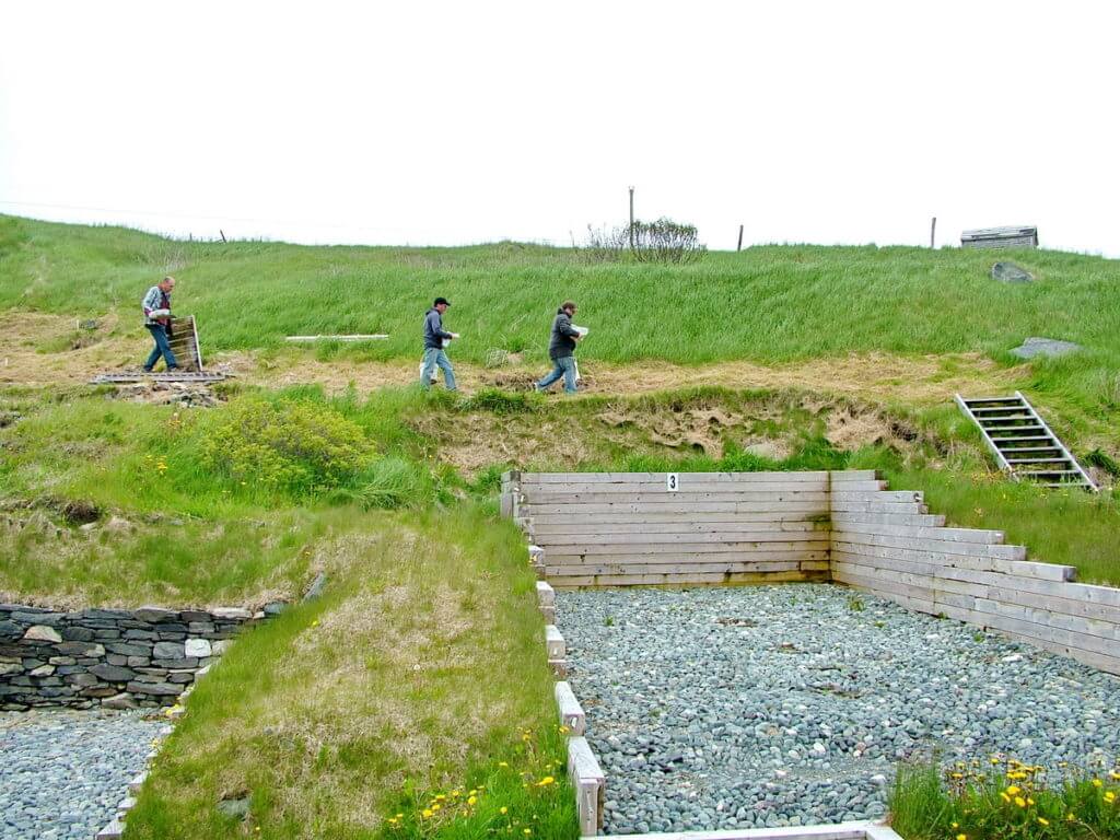 archaeology dig, lost colony of avalon, newfoundland, canada