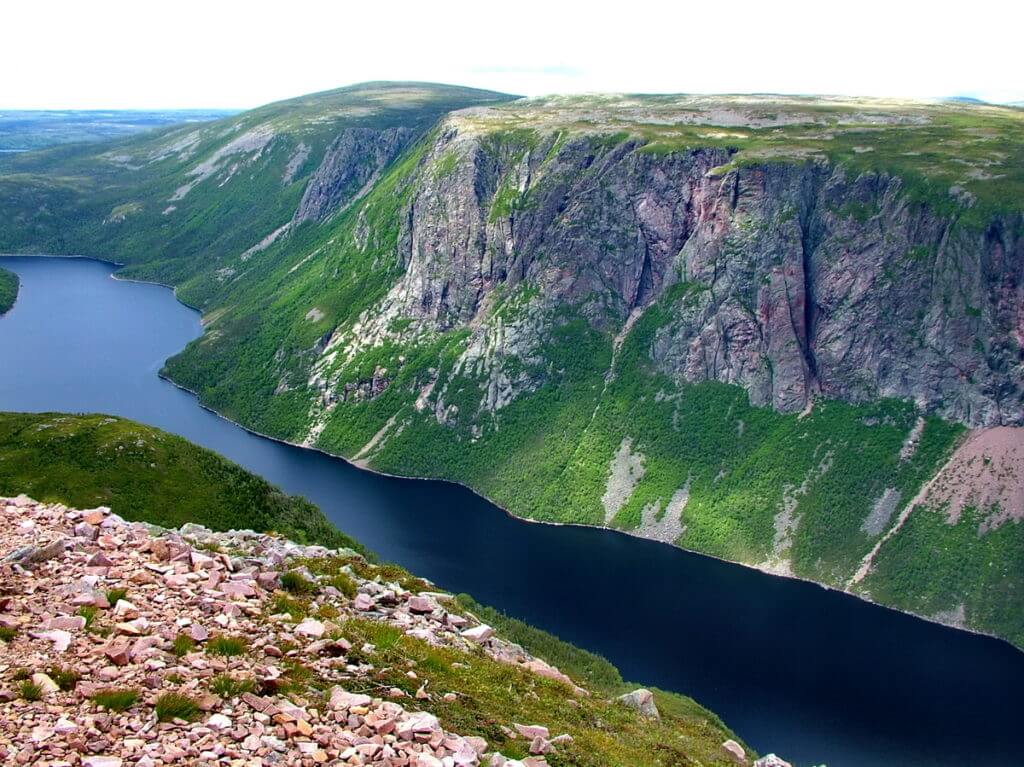 ten mile pond, gros morne mountain, newfoundland, canada
