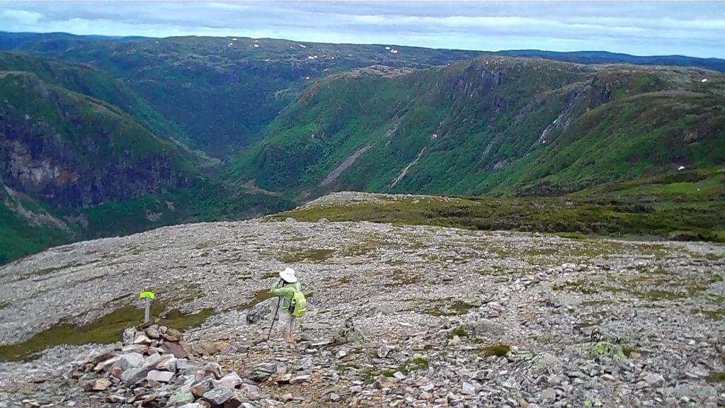 glacial valleys, gros morne mountain, newfoundland, canada