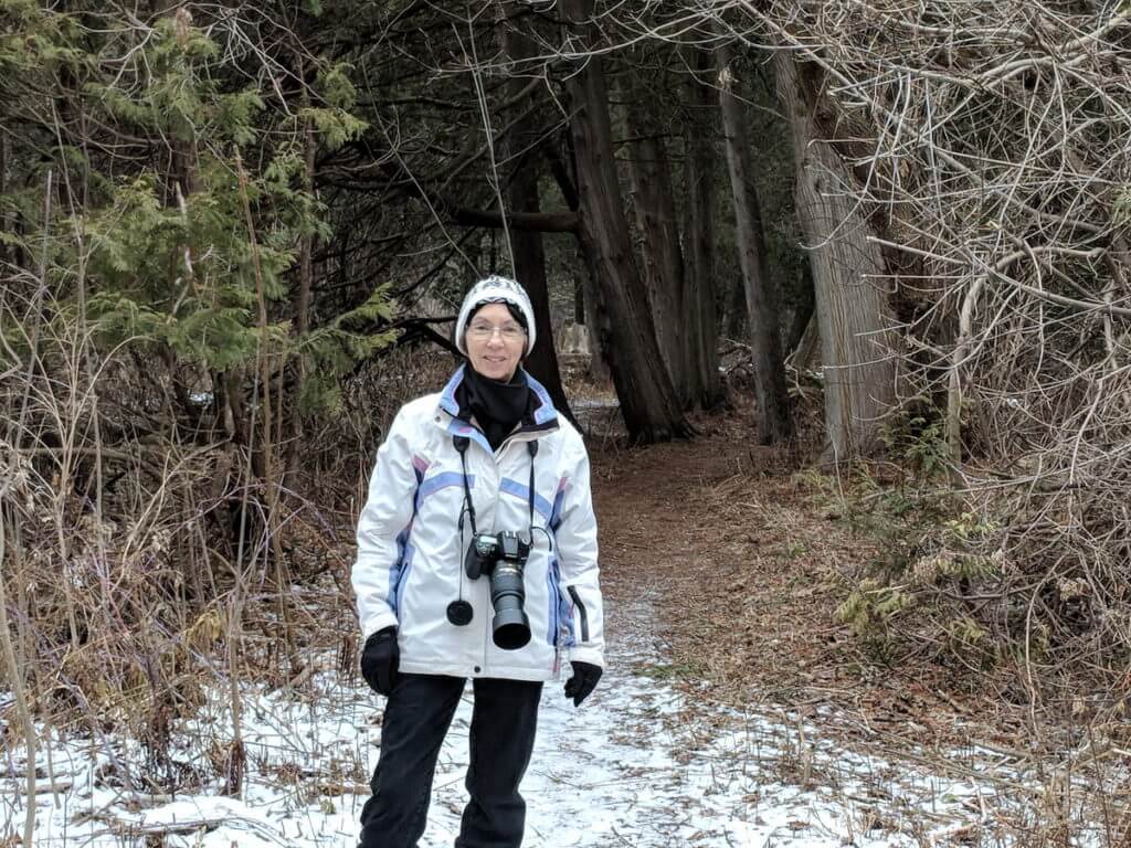 jean in the cedar woods, rouge national urban park, ontario
