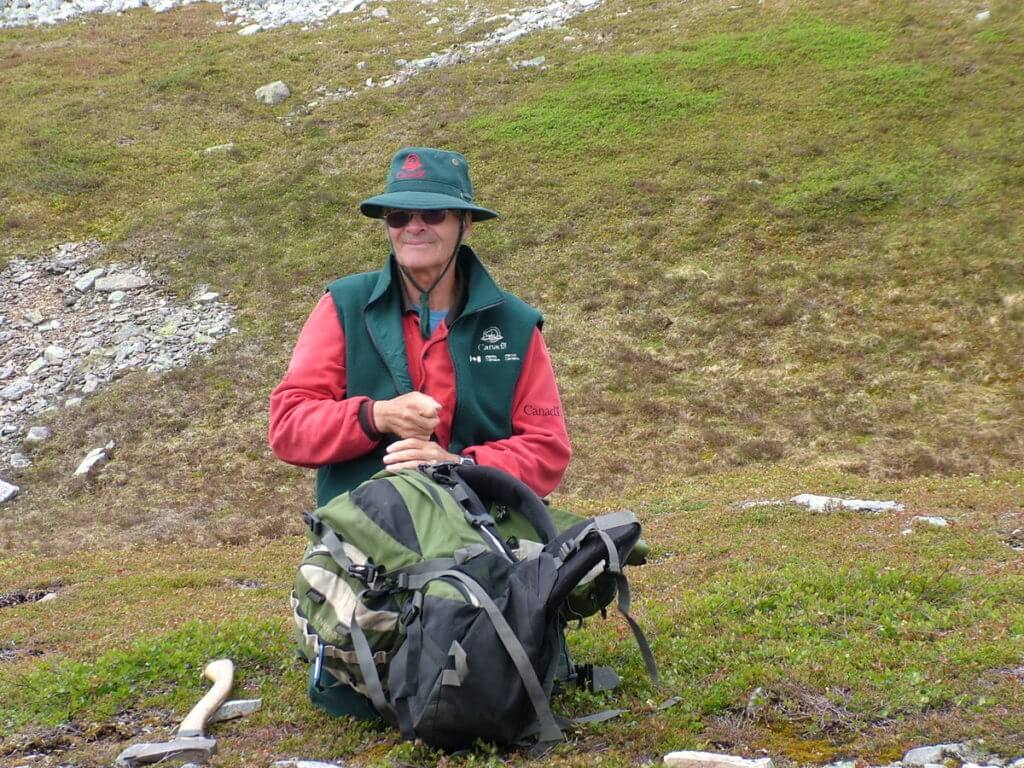 a park employee, gros morne national park, newfoundland, canada