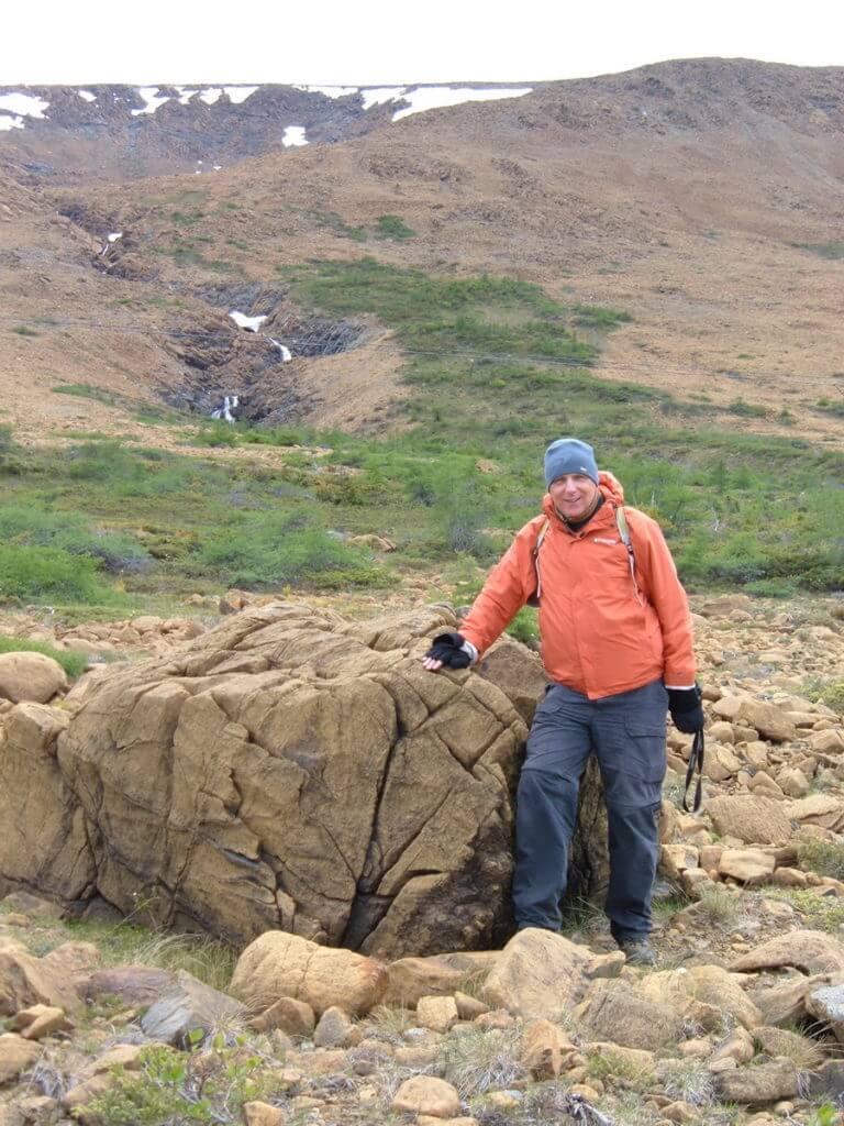 bob at the tablelands, newfoundland, canada