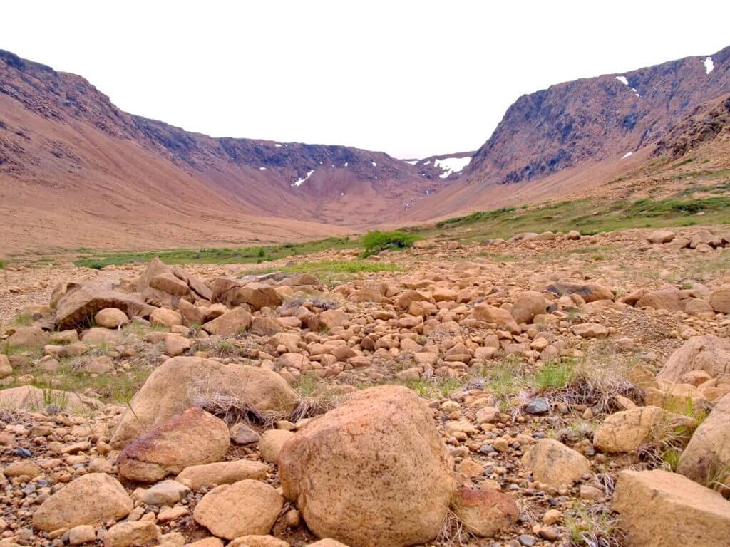 winter house brook canyon, the tablelands, newfoundland, canada