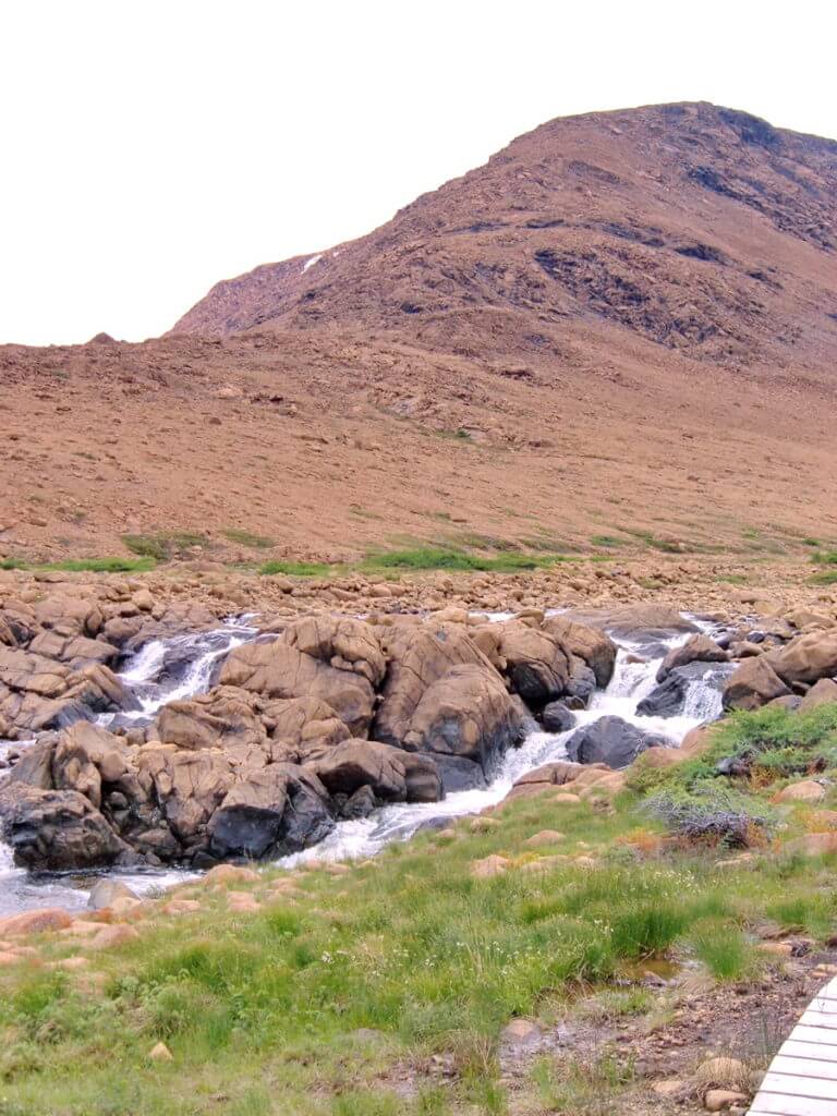 winter house brook, the tablelands, newfoundland, canada