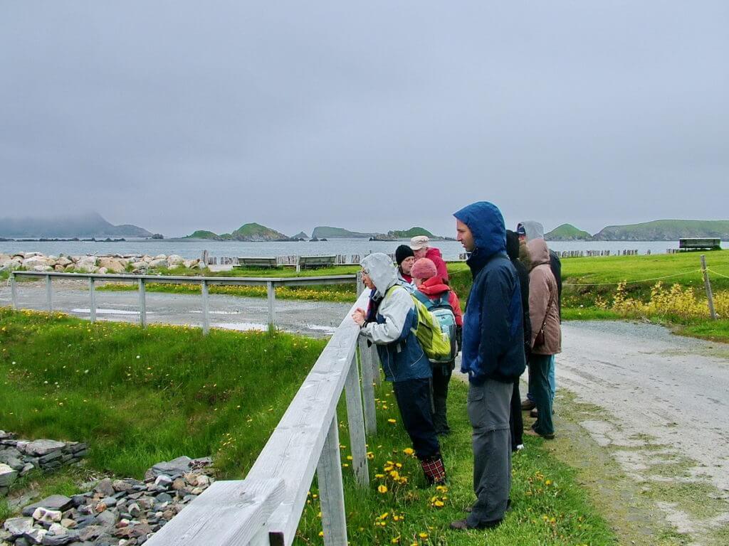 a group tour, colony of avalon, newfoundland, canada