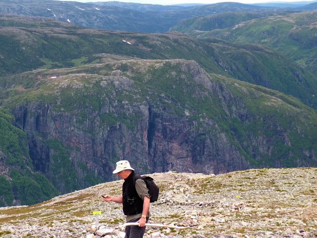 long range mountains as seen from gros morne mountain, newfoundland, canada
