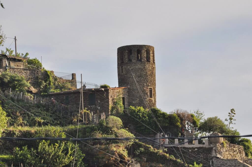 belforte tower, vernazza, cinque terre, italy