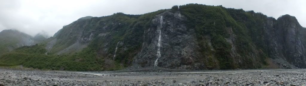 fox glacier valley, south island, new zealand 