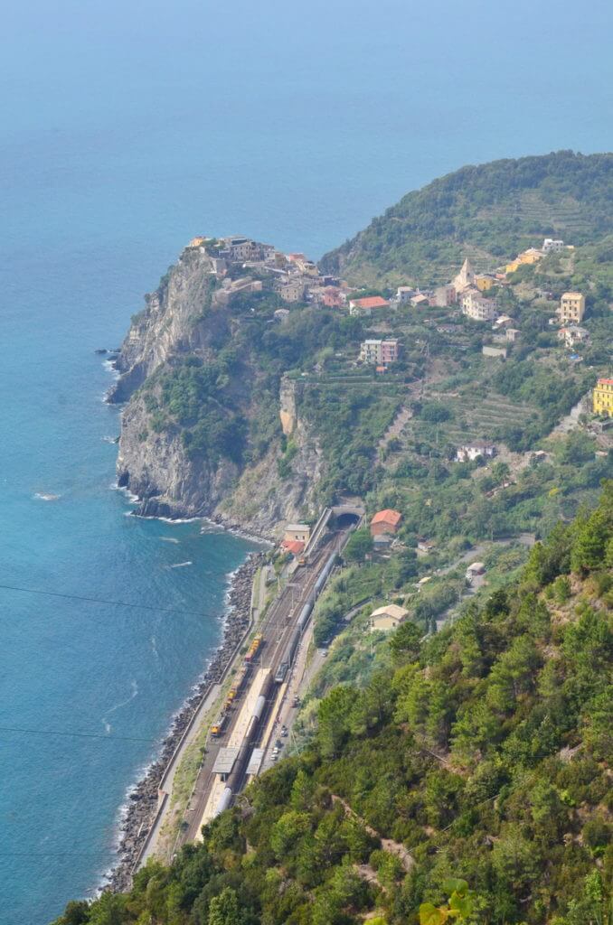 train station, corniglia, cinque terre, italy