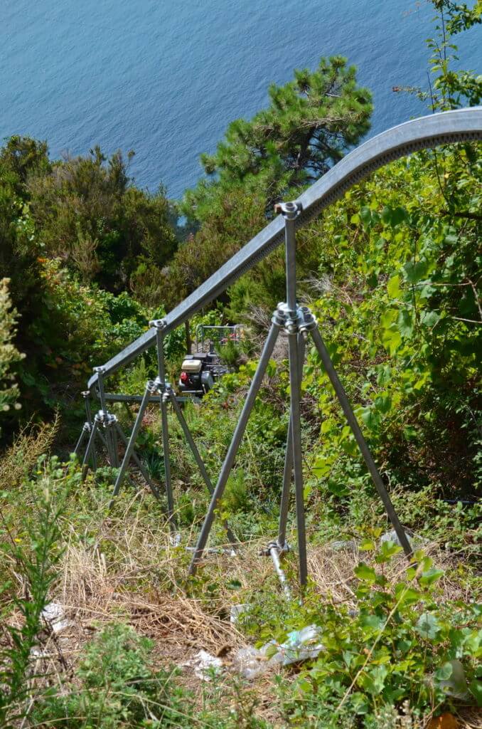rack-and-pinion railway, cogwheel railway, monorail, cinque terre, italy