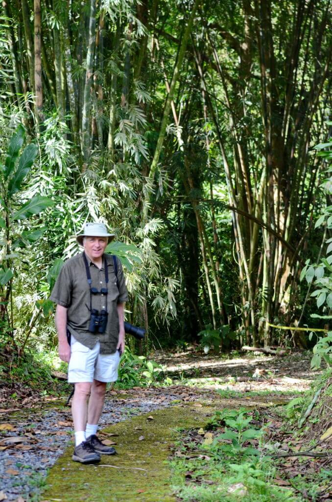 bob on a trail, the grounds, kokoro lodge, la fortuna, costa rica