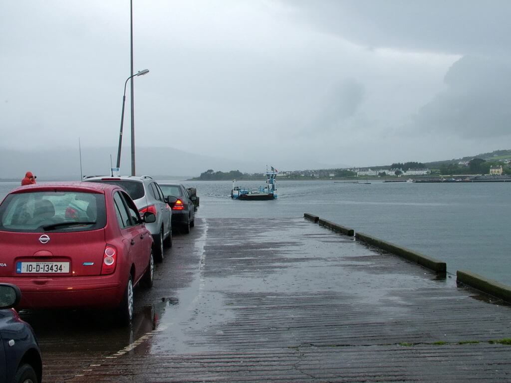 car ferry to valentia island, reenard point, skellig ring, ireland