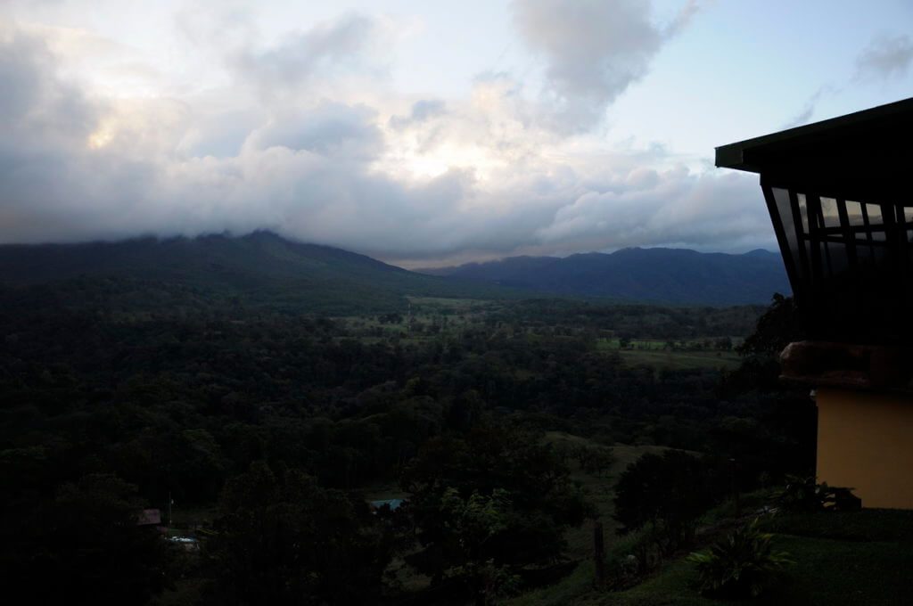 dawn at mistico arenal hanging bridges park, la fortuna, costa rica