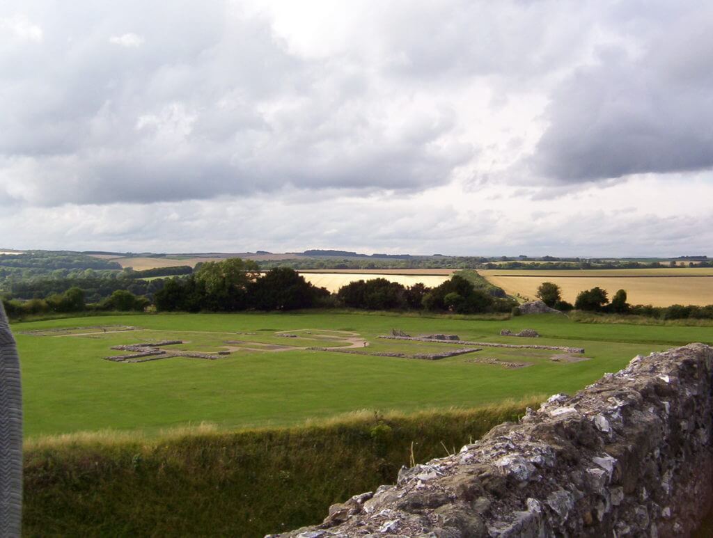 Old Sarum, Wiltshire Plains, England