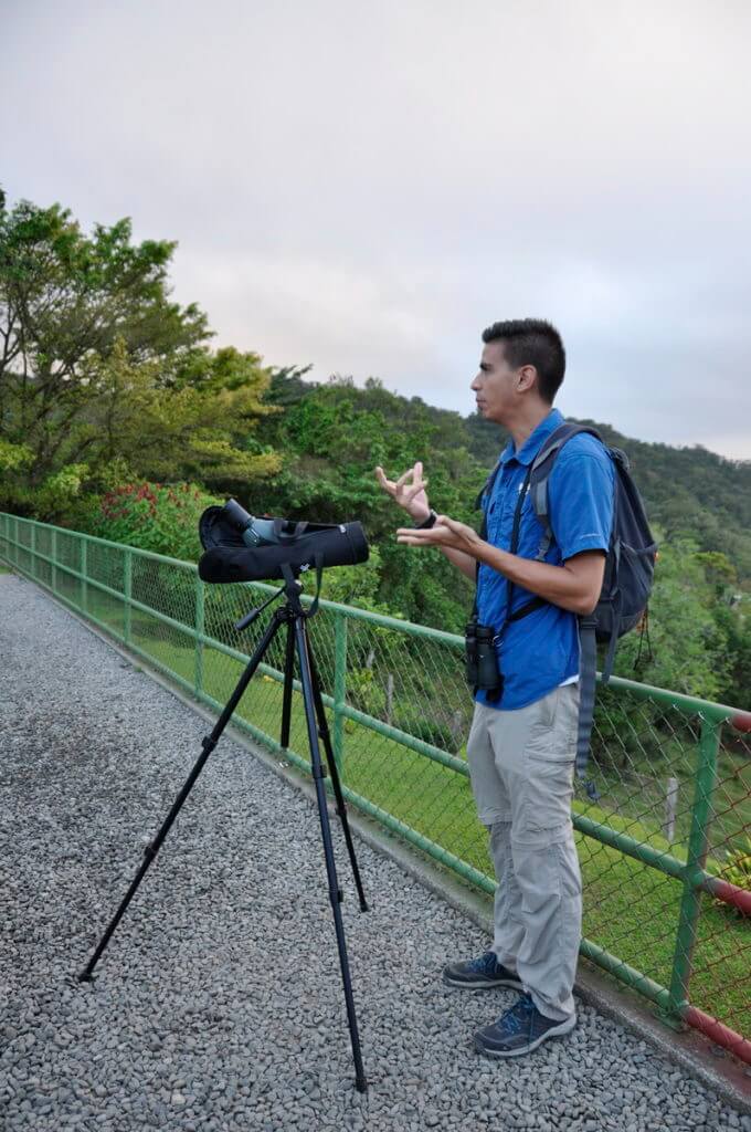 a guide, mistico arenal hanging bridges park, la fortuna, costa rica