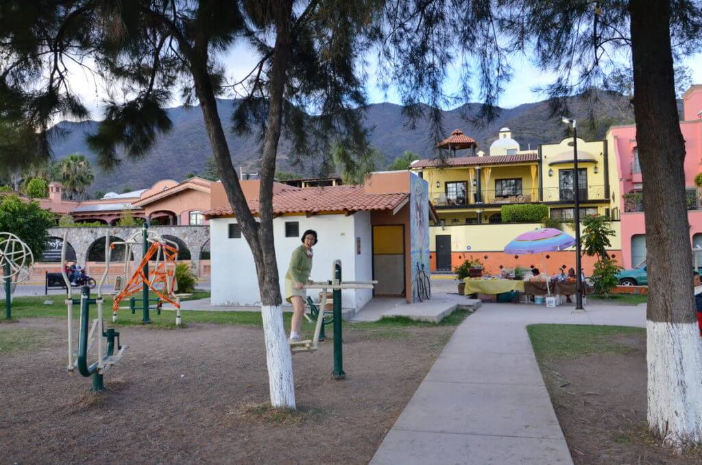 jean in lakeside park, ajijic, lake chapala, mexico