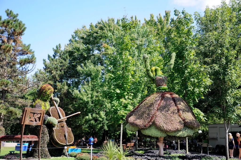 the ballerina, mosaiculture 2018, gatineau, quebec, canada
