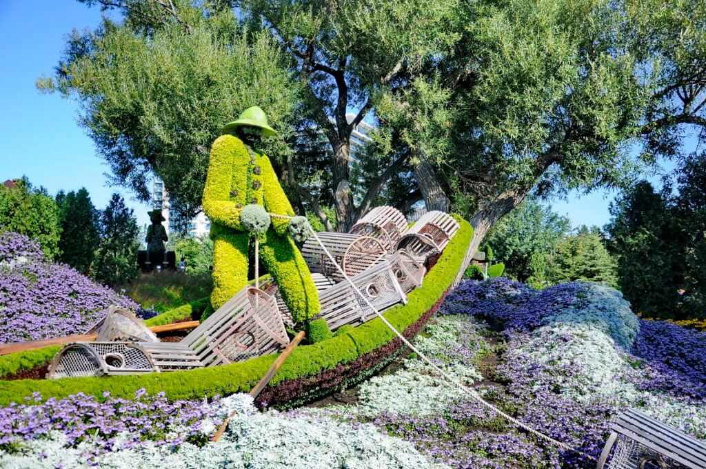 the lobster fisherman, mosaiculture 2018, gatineau, quebec, canada