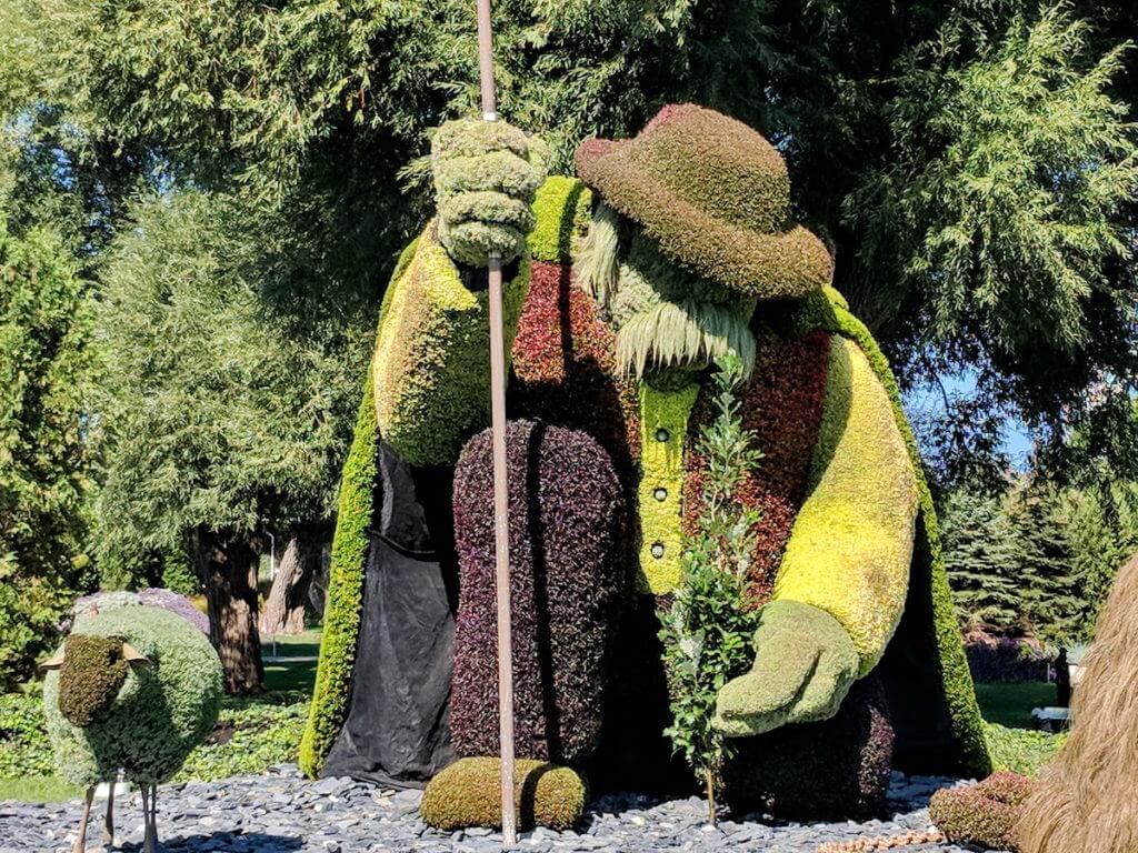 the man who planted trees, mosaiculture 2018, gatineau, quebec, canada