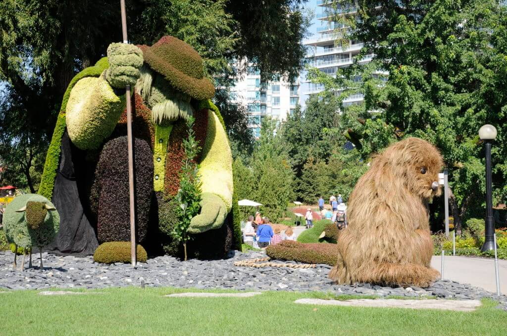 the man who planted trees, mosaiculture 2018, gatineau, quebec, canada