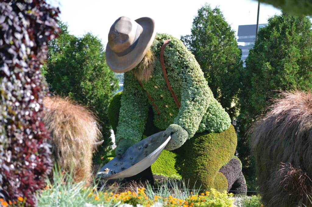 the prospector, mosaiculture 2018, gatineau, quebec, canada
