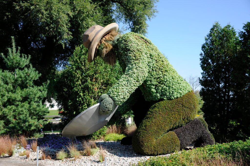 the prospector, mosaiculture 2018, gatineau, quebec, canada
