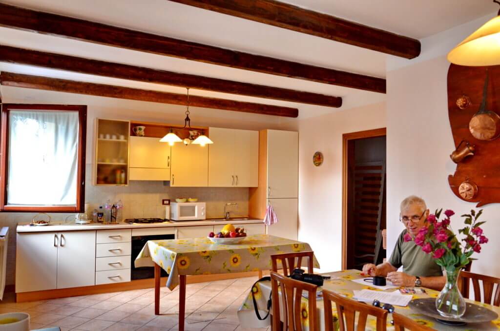 bob in our farmhouse kitchen, rovigo, italy
