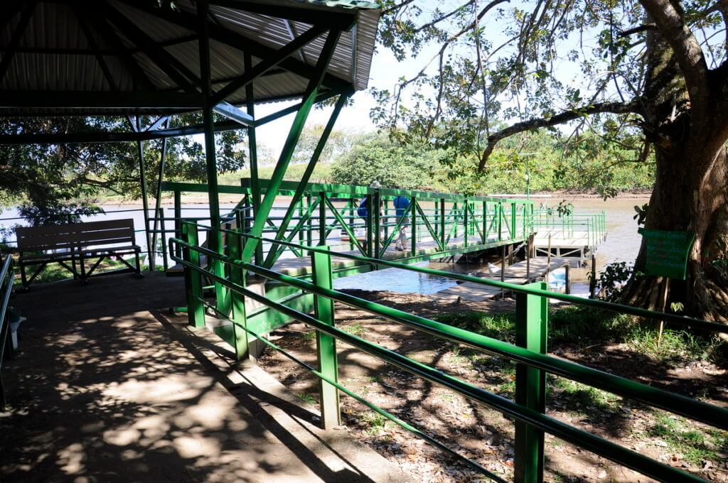 docks on the river frio, cano negro wildlife refuge, costa rica