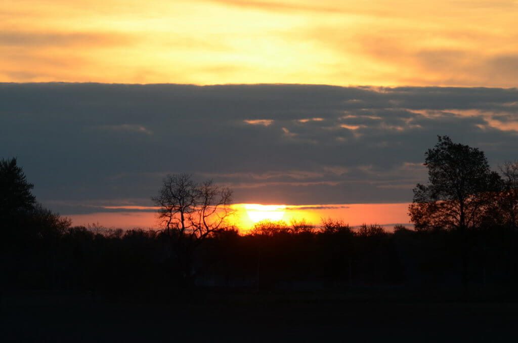 sunrise, long point, ontario 