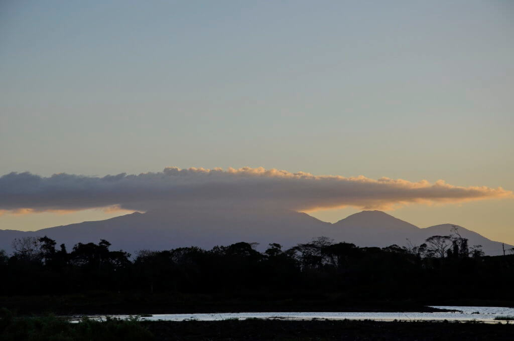 clouds and mountains, cano negro lake, cano negro wildlife refuge, costa rica
