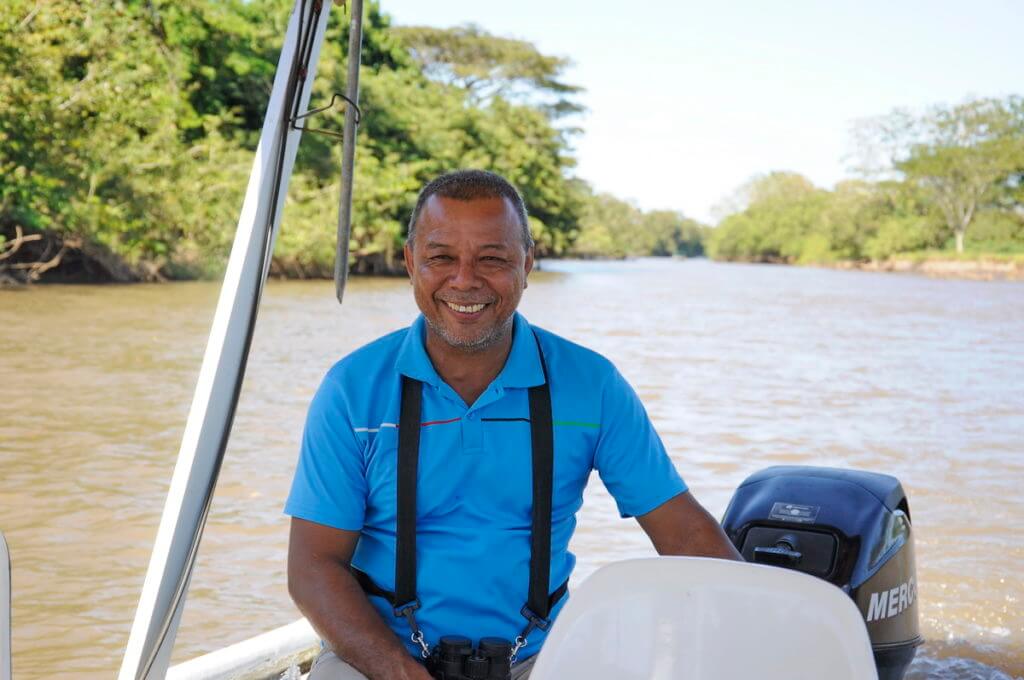 tour guide Ernesto, river frio, cano negro wildlife refuge, costa rica