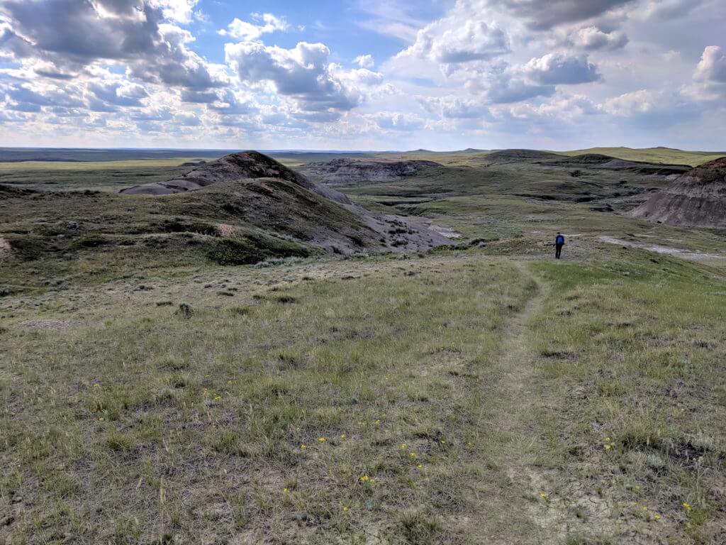 Image of the badlands, valley of 1000 devils route, grasslands national park east block, saskatchewan