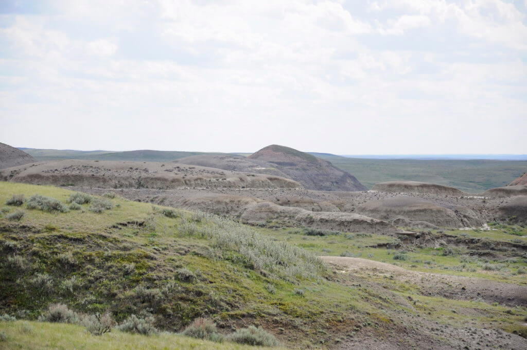 Image of the badlands near the valley of 1000 devils route, grasslands national park east block, saskatchewan