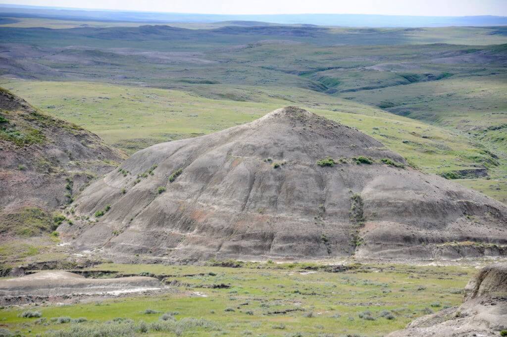Image of badlands hills along the valley of 1000 devils route, grasslands national park east block, saskatchewan