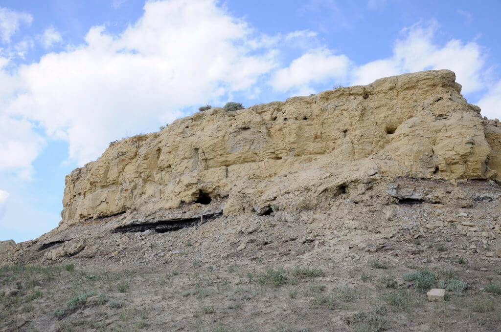 Image of a butte along the valley of 1000 devils route in grasslands national park east block, saskatchewan 