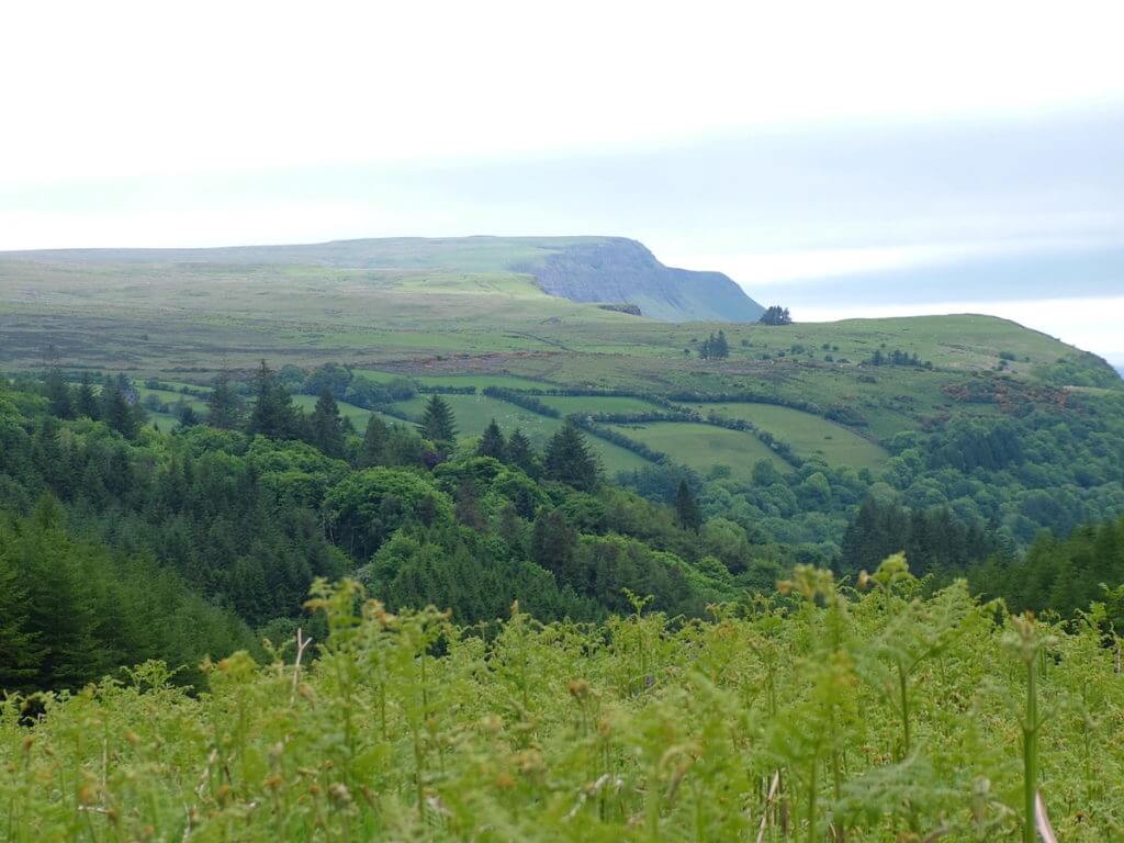 antrim plateau, glenariff glen, glenariff forest park, northern ireland