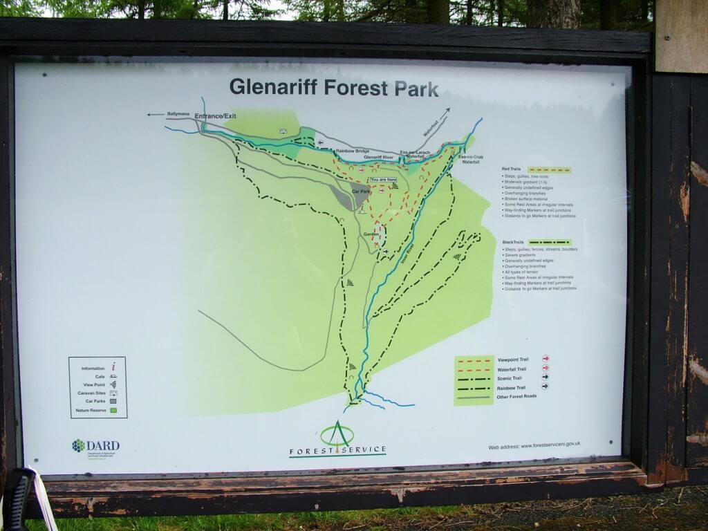 glenariff forest park map