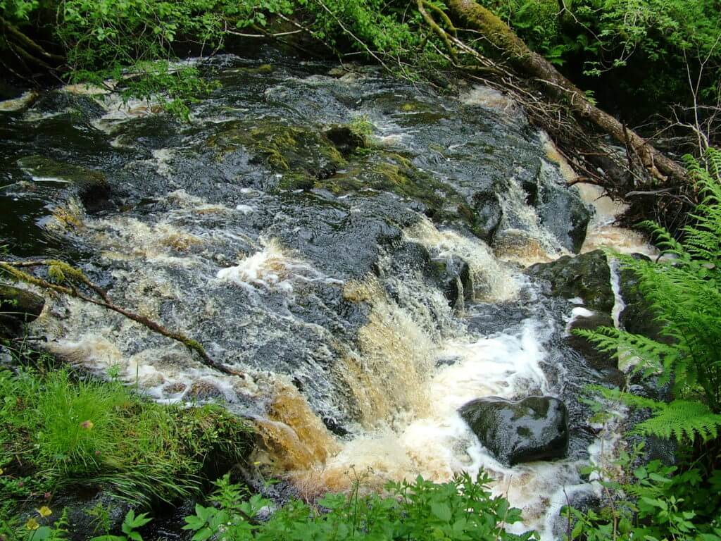 small falls, glenariff forest park, northern ireland