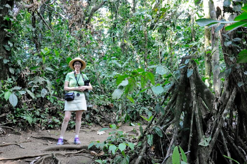 jean on the trail, ecocentro danaus, la fortuna, costa rica
