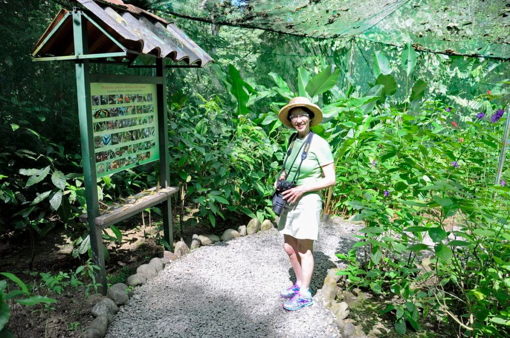 jean on the trail, ecocentro danaus, la fortuna, costa rica