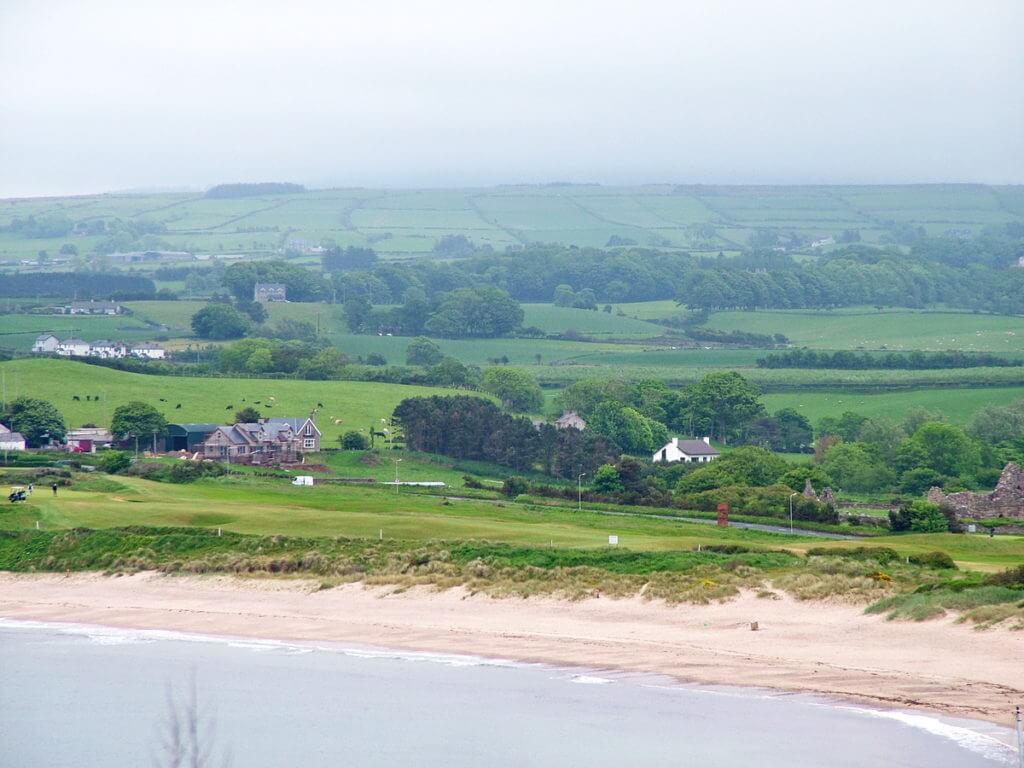 waterfoot on red bay, glenariff glen, glenariff forest park, northern ireland