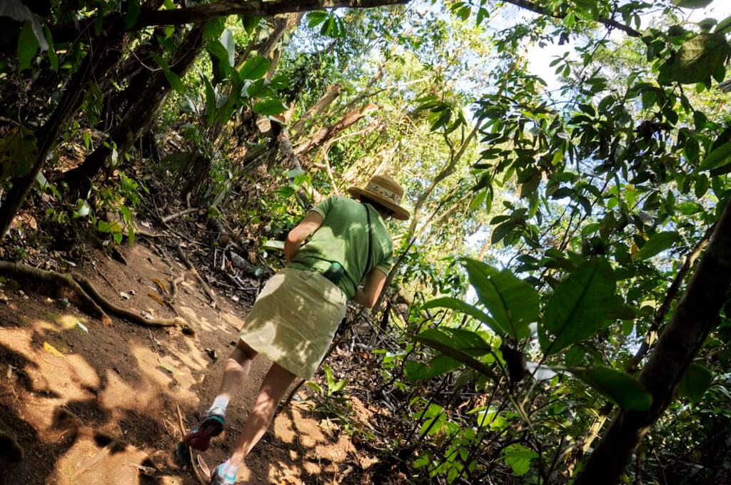 jean on the trail, ecocentro danaus, la fortuna, costa rica