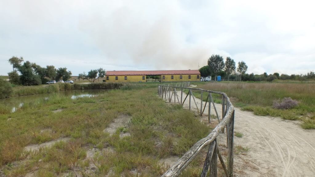 the visitors' centre, oasi di ca' mello, oasis of ca' mello, parco regionale veneto del delta del po, po river delta, italy 