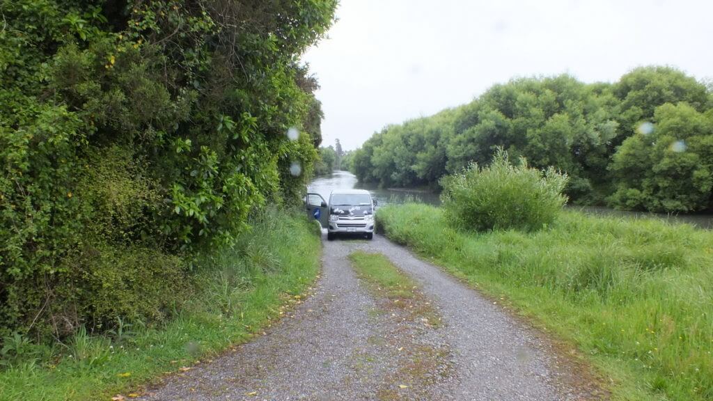 boat launch, waitangiroto river, south island, new zealand