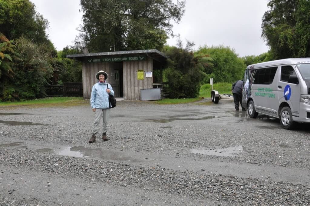 staging building, white heron tours, waitangiroto river, south island, new zealand