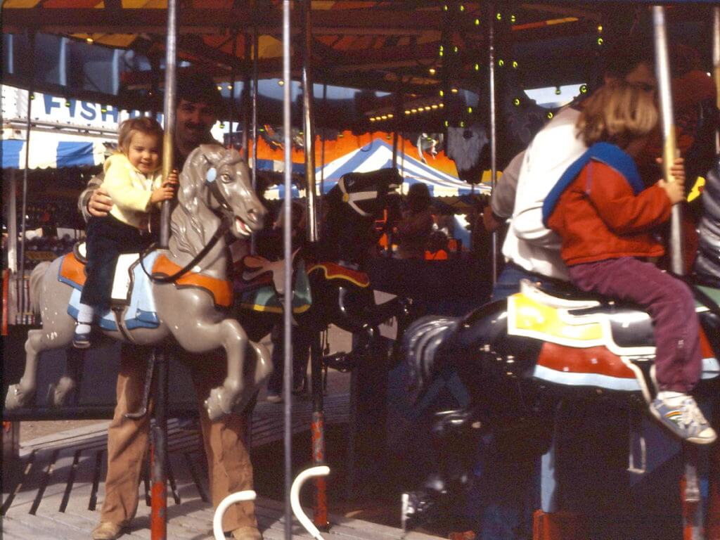 the merry-go-round, markham fair, 1982