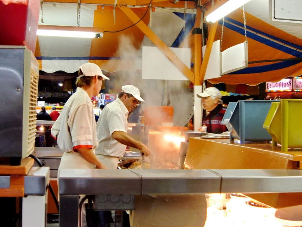 food vendor, markham fair, markham, ontario, 2005