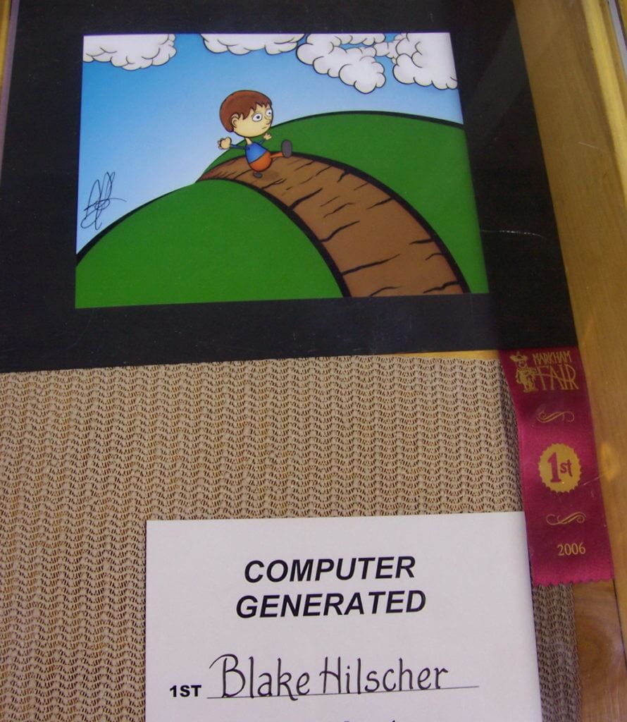 a winning entry in the art competition, markham fair, markham, ontario, 2006